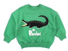 Mini Rodini sweatshirt green crocodile